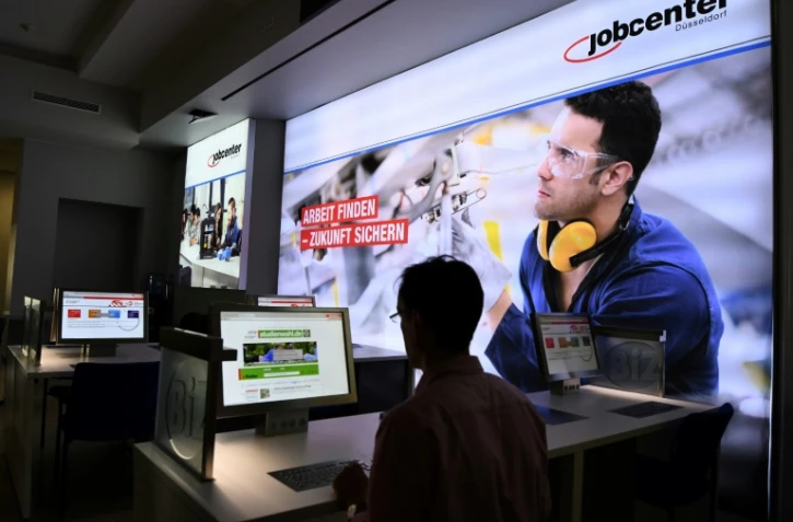 Une agence pour l'emploi à Düsseldorf, dans l'ouest de l'Allemagne, le 25 août 2017