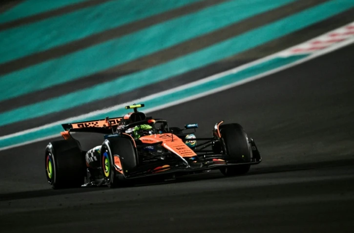 Lando Norris à Abou Dhabi le 7 décembre 2025