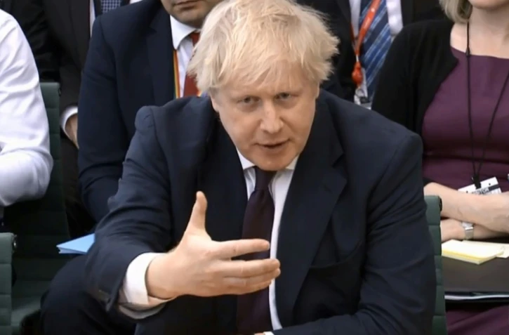 Le ministre britannique des Affaires étrangères, Boris Johnson, au parlement de Londres, le 21 mars 2018
