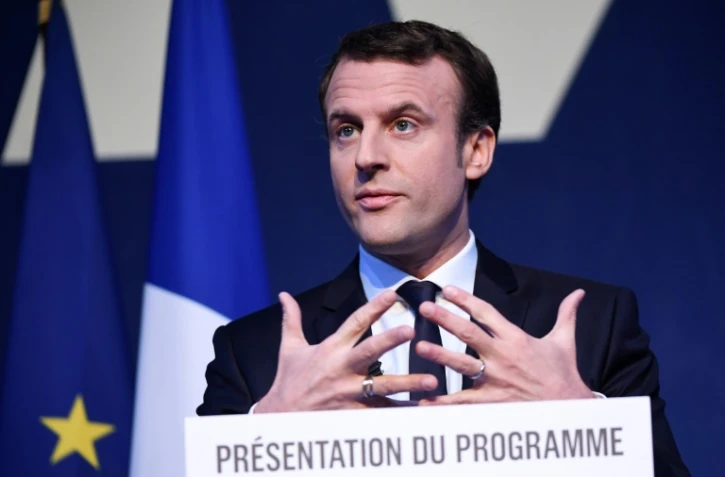 Emmanuel Macron présente son programme à Paris le 2 mars 2017