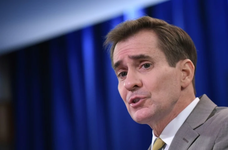 Le porte-parole du département d'Etat américain John Kirby le 6 janvier 2015 à Washington