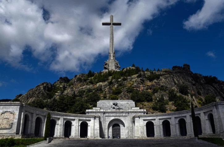 Le monument où repose Franco, à San Lorenzo del Escorial, près de Madrid, le 3 juillet 2018.