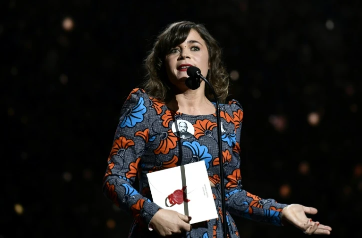 L?humoriste Blanche Gardin lors de la cérémonie des César, le 2 mars 2019 à Paris