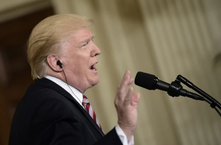 Le président américain Donald Trump à la Maison Blanche à Washington, le 7 septembre 2017