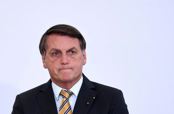 Le président brésilien Jair Bolsonaro lors d'une réunion, à Brasilia, le 10 novembre 2020