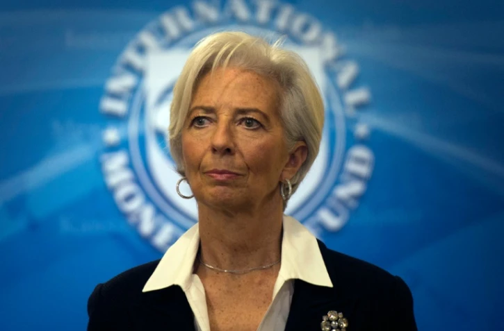 Christine Lagarde au FMI à Washington, le 19 février 2016