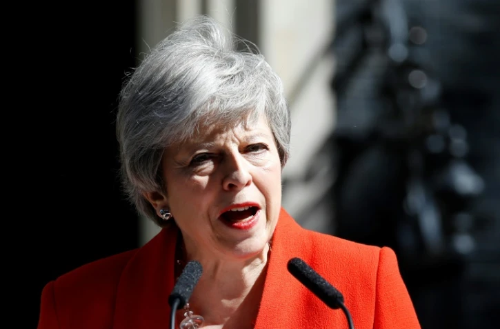 Theresa May le 24 mai 2019 à Londres