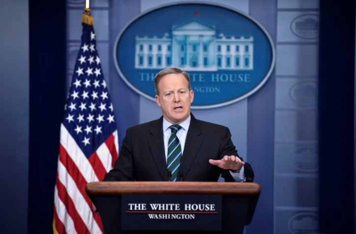 Le porte-parole de la Maison Blanche, Sean Spicer, le 25 janvier 2017 à Washington