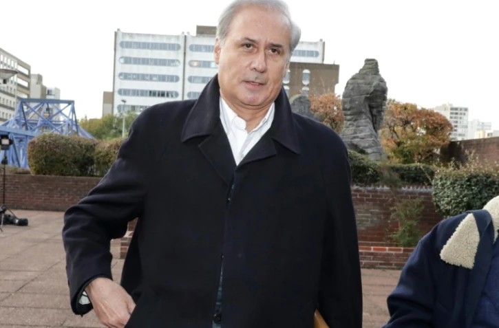 Georges Tron, arrivant au tribunal de Bobigny le 23 octobre 2018