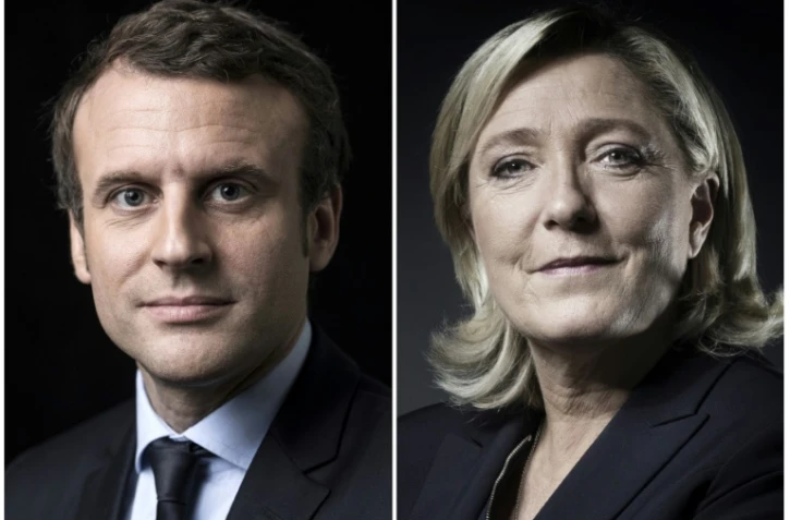 Le pro-européen Emmanuel Macron et la nationaliste Marine Le Pen