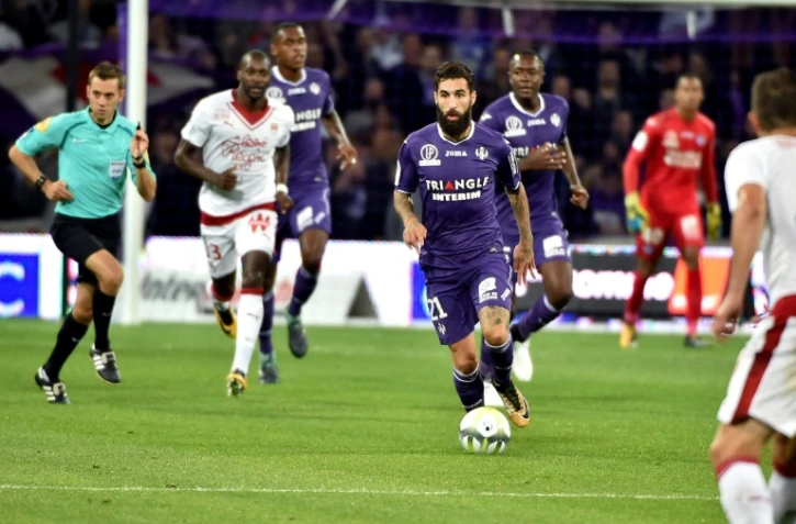 L'attaquant Jakup Durmaz et les Toulousains, opposés à leurs voisins de Bordeaux, le 15 septembre 2017 Stadium, vont se retrouver en Coupe de la Ligue