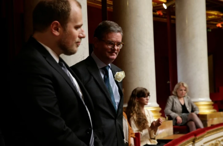 Julian King le 21 juin 2016 à l'Assemblée nationale à Paris