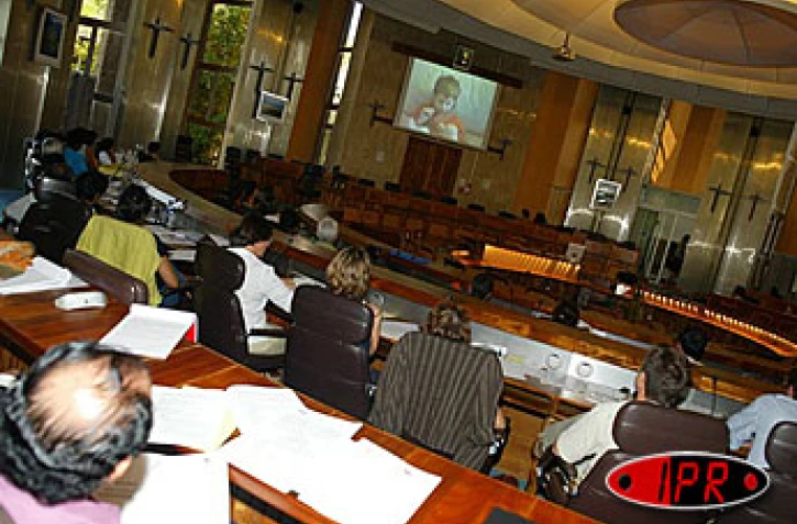 Travaux lors des Journées de l'autisme