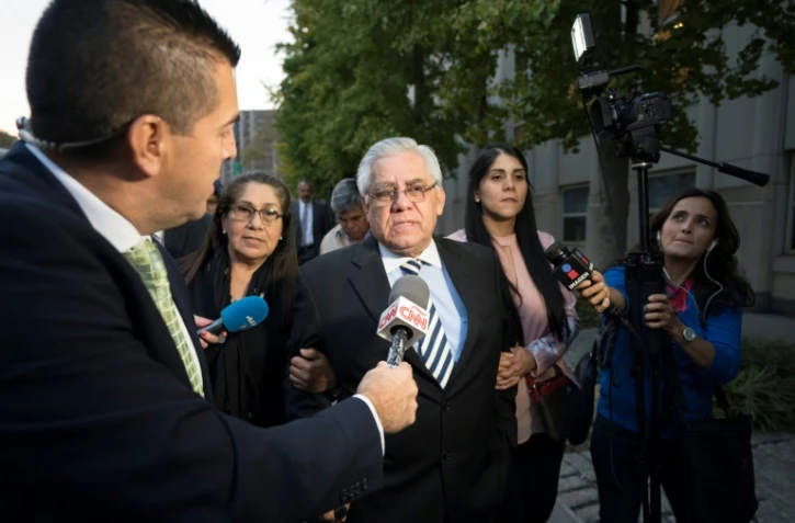 Hector Trujillo quitte le tribunal fédéral de Brooklyn après sa condamnation, le 25 octobre 2017 à New York