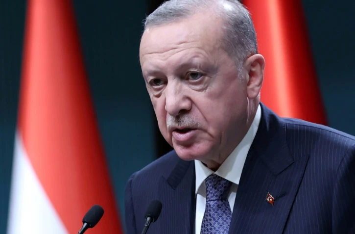 Le président turc Recep Tayyip Erdogan, à Ankara le 1er février 2022 