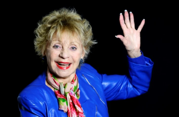 Annie Cordy à Paris le 2 janvier 2015