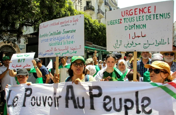 Manifestation contre le régime à Alger le 19 juillet 2019