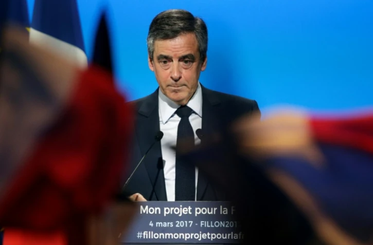 François Fillon, le 4 mars 2017 à Aubervilliers près de Paris