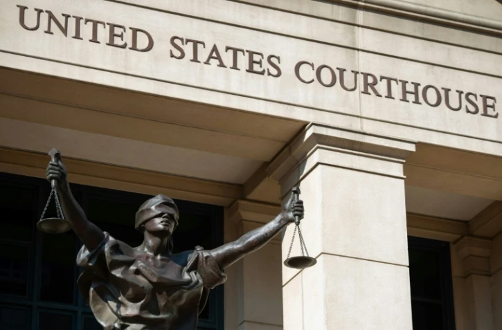 Le tribunal d'Alexandria, en Virginie, le 15 août 2018 aux Etats-Unis