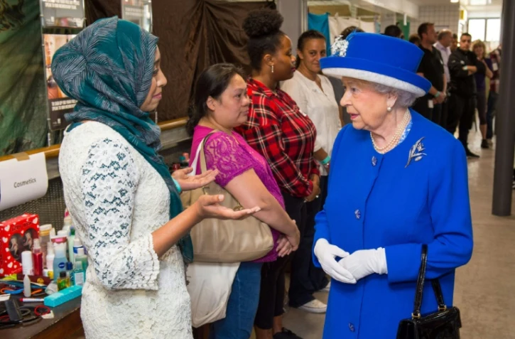 La reine d'Angleterre Elizabeth II le 16 juin 2017 à Londres