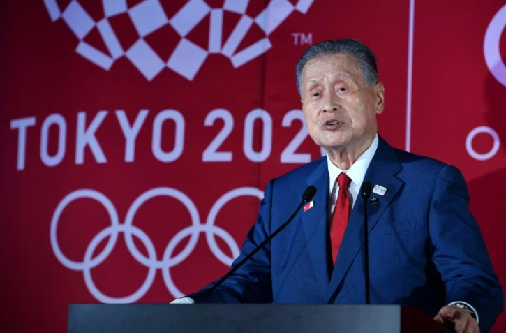 Le président du comité d'organisation des Jeux olympiques de Tokyo le 24 juillet 2019 dans la capitale japonaise