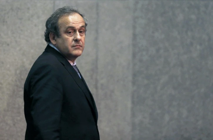 Michel Platini, alors patron de l'UEFA, le 28 août 2015 à Monaco