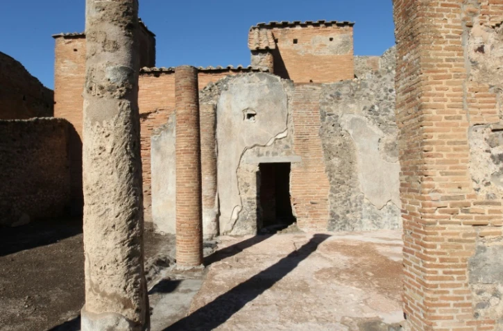 Des ruines de Pompei, près de Naples, le 16 novembre 2016