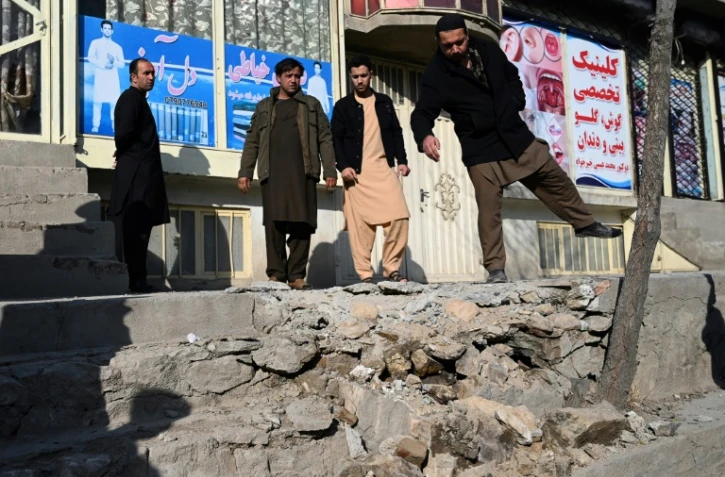 Dégâts après des explosions qui se sont produites dans le nord-ouest de  Kaboul, le 21 novembre 2020