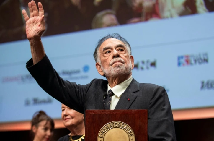 Le cinéaste américain de légende Francis Ford Coppola, couronné du Prix Lumière à Lyon le 18 octobre 2019