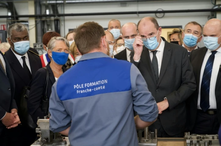 Le Premier ministre Jean Castex le 23 juillet 2020 à Besançon 
