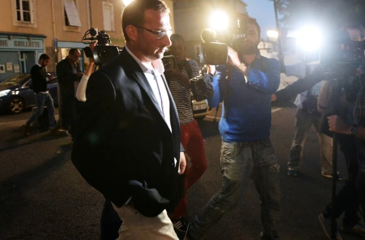 Le vice-président de l'Organisation des producteurs de Normandie-centre, Sebastien Amand, à son arrivée le 30 août 2016 à la préfecture de Laval