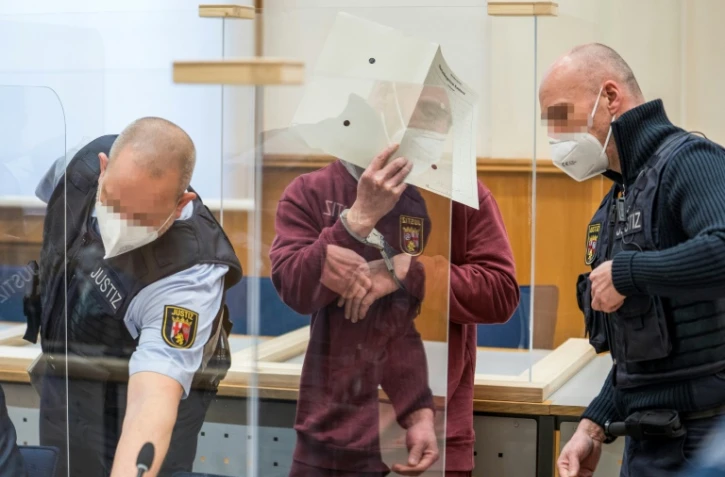 Le Syrien Eyad al-Gharib au tribunal de Coblence, le 24 février 2021 en Allemagne