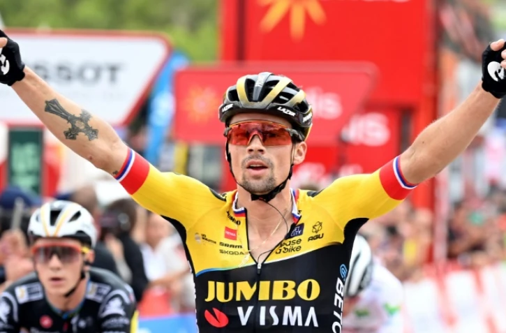 Le Slovène Primoz Roglic remporte la 8e étape de la Vuelta, le 2 septembre 2023 à Xorret de Cati