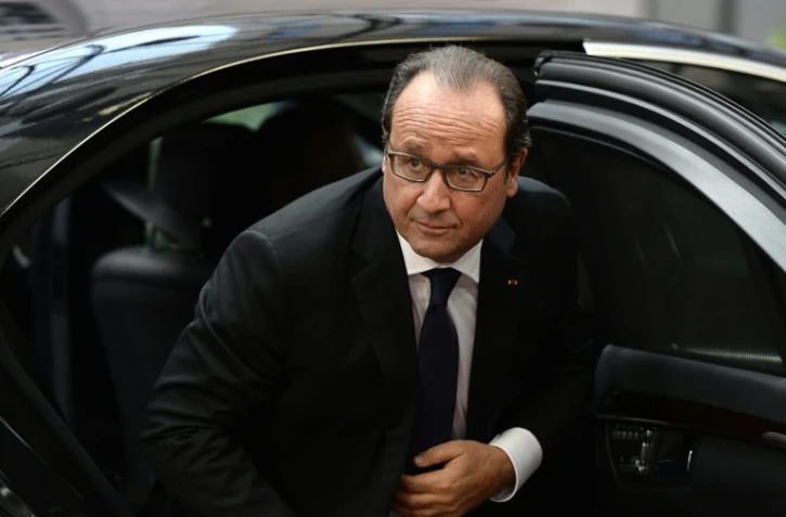 Le président François Hollande à Bruxelles, le 23 septembre 2015