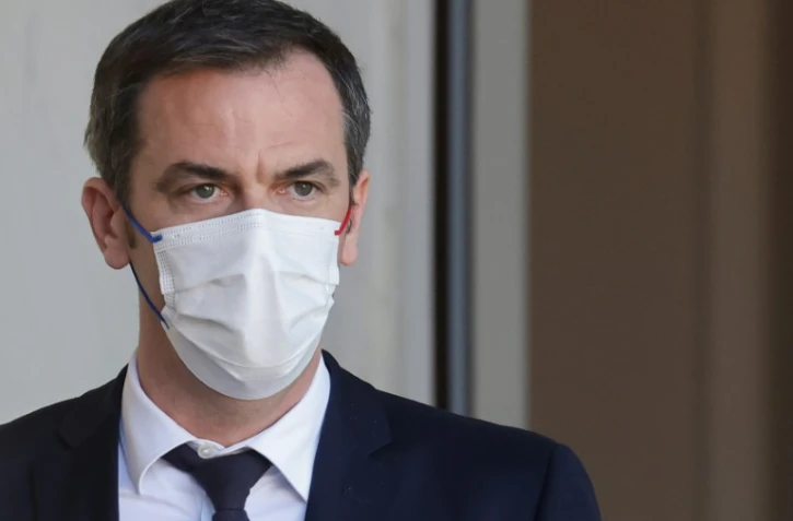 Le ministre de la Santé Olivier Véran, le 24 mars 2021 à Paris