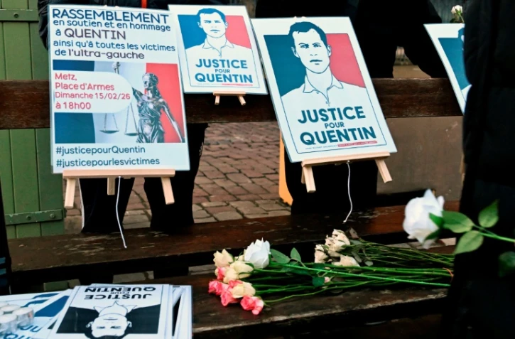 Rassemblement pour demander "Justice pour Quentin" Deranque, le 16 février 2026 à Metz