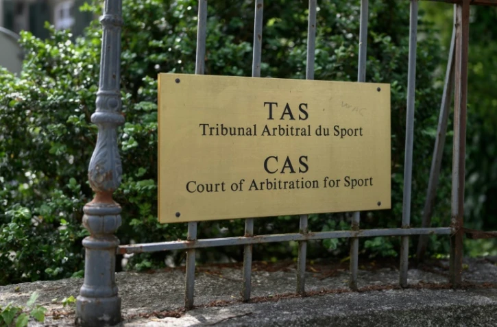 Entrée du Tribunal arbitral du sport (TAS) à Genève, le 8 juin 2020