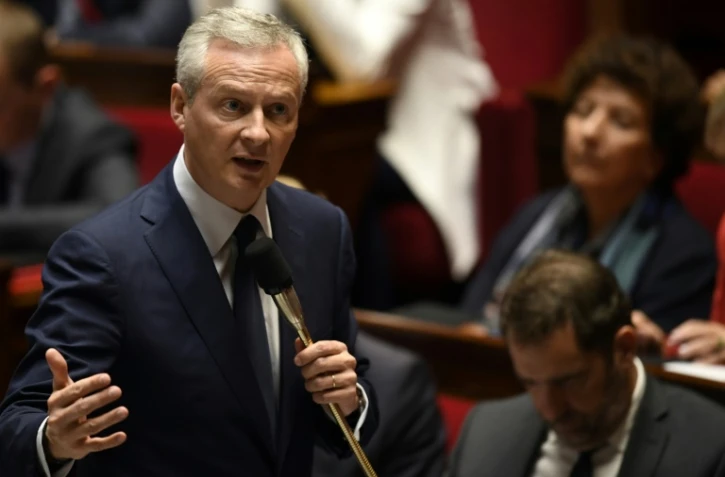 Le ministre de l'Economie Bruno Le Maire à l'Assemblée nationale à Paris, le 17 octobre 2018