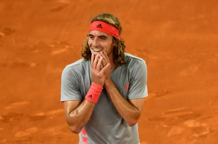 Le Grec Stefanos Tsitsipas élimine l'Espagnol Rafael Nadal en demi finale du Masters 1000 de Madrid le 11 mai 2019