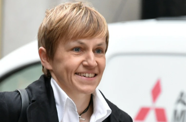 Emmanuelle Mignon, arrive à une audience judiciaire au tribunal à Paris, le 2 février 2016
