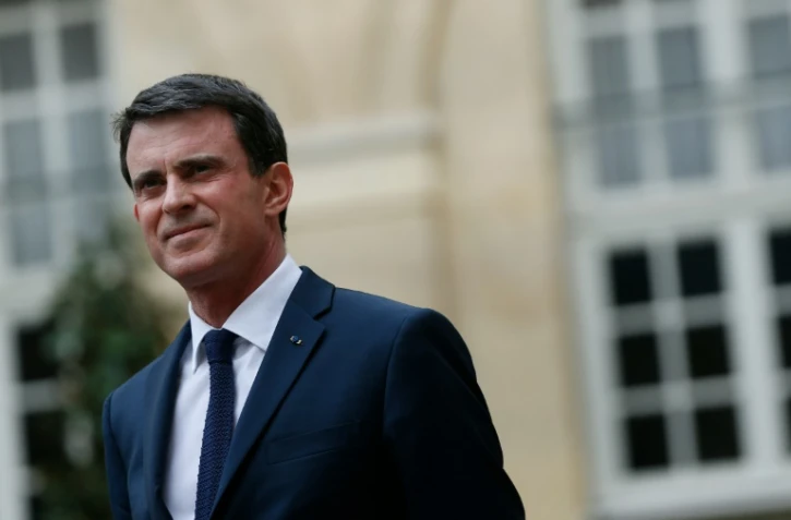 Manuel Valls à Matignon le 24 mars 2016