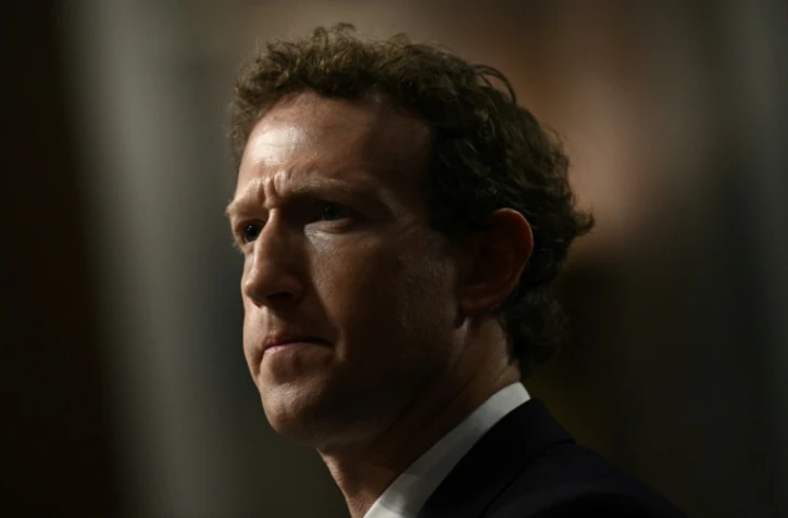 Le patron et cofondateur de Meta, Mark Zuckerberg, assiste à une audition de la commission judiciaire du Sénat américain, à Washington, le 31 janvier 2024