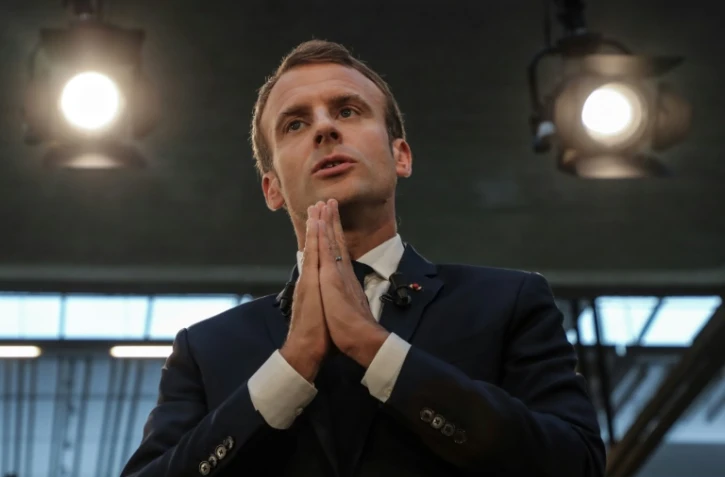 Le président Emmanuel Macron à Paris le 9 octobre 2018