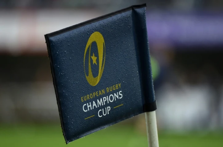 Logo de la Coupe d'Europe, lors d'un match de Montpellier face au Leinster, au stade Altrad de Montpellier, le 23 octobre 2016