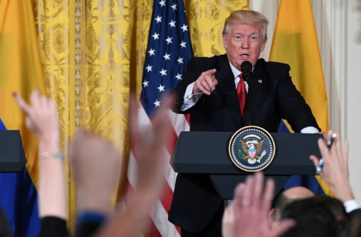 Donald Trump, le 18 mai 2017 à la Maison Blanche