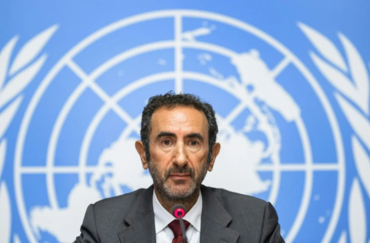 Le président de la Commission d'enquête de l'ONU sur le Burundi, Fatsah Ouguergouz, le 4 septembre 2017 à Genève