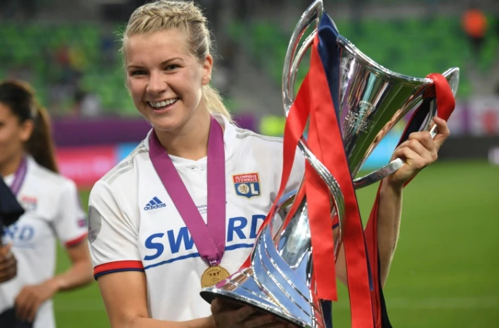 La Norvégienne Ada Hegerberg, à Lyon le 18 mai 2019