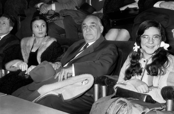 Joseph et Rosa Bouglione en 1963 à Paris au cirque Medrano