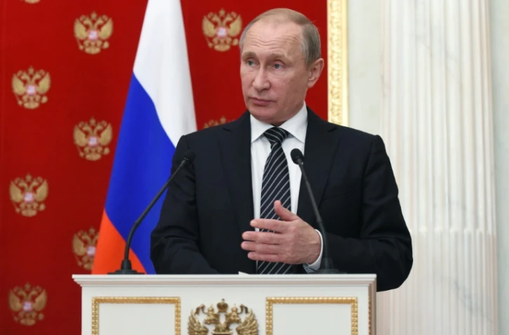 Vladimir Poutine à Moscou, le 10 août 2016