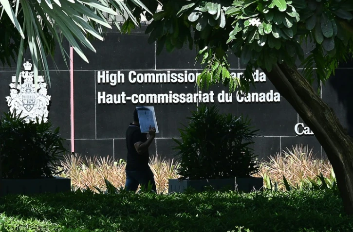 Le Haut-commissariat du Canada, le 19 septembre 2023 à New Delhi, en Inde